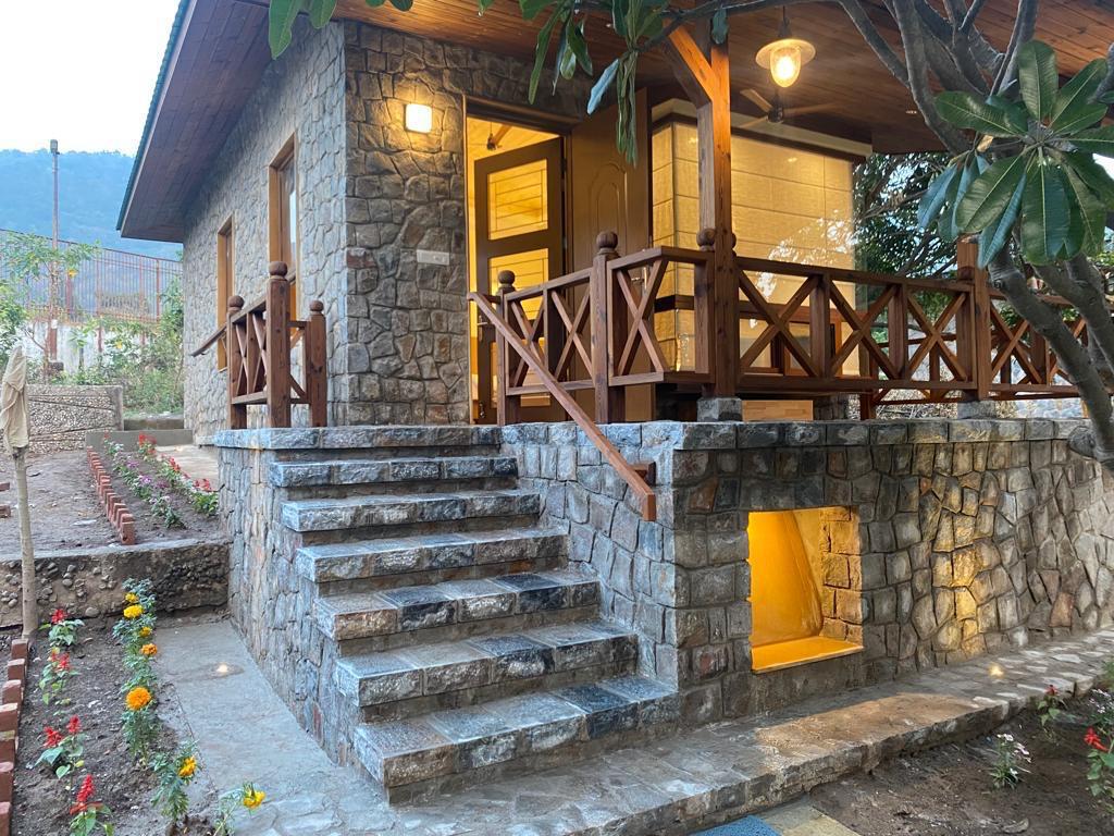 Stone Cottage with Timber Railings, Kanpur